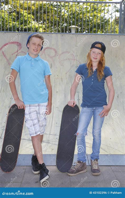 Skateboard Kids Stock Photo Image Of Motion Girl Modern 43102396