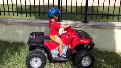 Atvs For 2yr Old Ride Big Laugh After Done The First Ride Atvs At