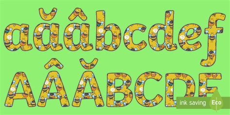 Clasa Albinuțelor Literele Alfabetului Decupabile