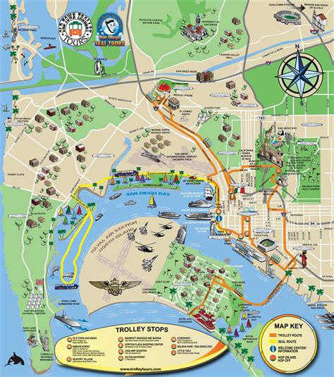 San Diego Tourist Attractions Map - Best Tourist Places in the World
