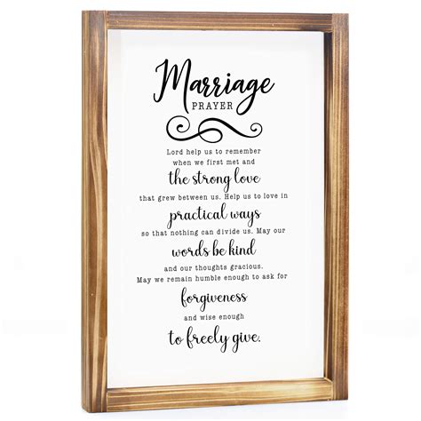 Buy Marriage Prayer Wall Decor Sign 11x16 Inch Marriage Prayer For