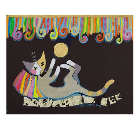 Delight in our unique #cat paintings. Plaid Littleton De Rosina Wachtmeister : Rosina ...