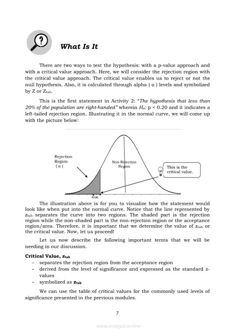 Statistics And Probability Module 10 Identifying Appropriate Test