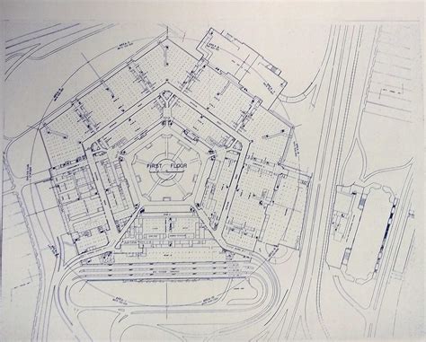The Pentagon Blueprint By Blueprintplace On Etsy