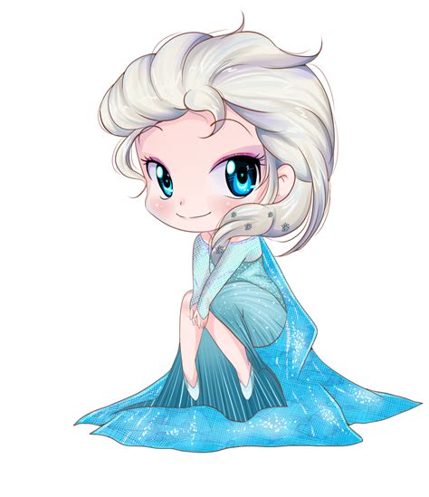 Elsa Frozen Chibi By Keitenstudio Frozen