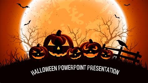 Mysterious Halloween Powerpoint Presentation Templates