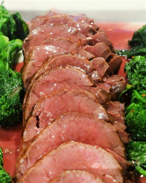 For this classic roast beef recipe, cremini or white mushrooms are delicious in the sauce. Whole Roasted Beef Tenderloin with Red-Wine Butter Sauce Recipe & Video | Martha Stewart
