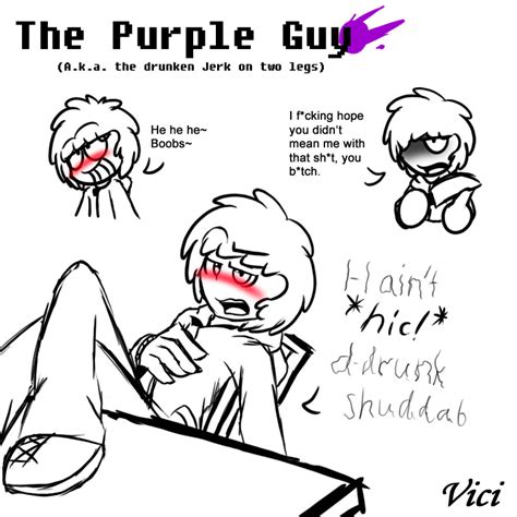 Fnaf The Purple Guy By Shnowbilicat On Deviantart