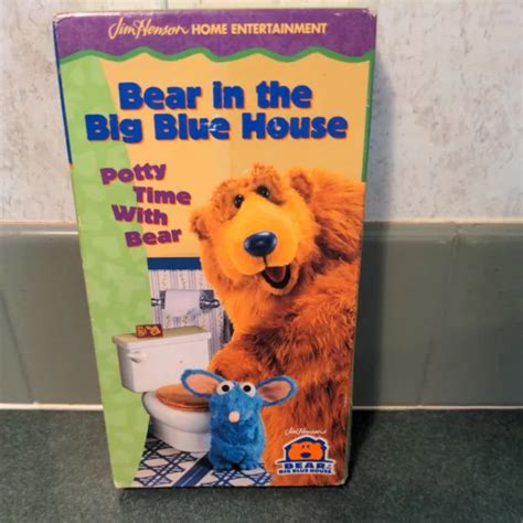 Bear In The Big Blue House Potty Time With Bear Vhs 1999 Jim Henson