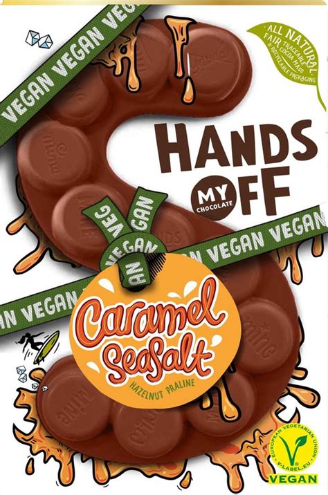 Hands Off Melk Karamel Zeezout X Gram Vegan Chocolade