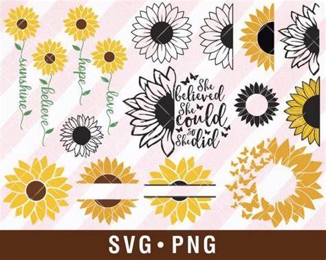 Sunflower Svg Free Free Sunflower Svg Files For Your Cutting Machine