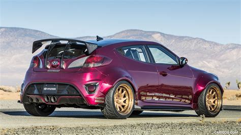 Veloster Turbo Sema 2016 Wide Body Fender Flare Kit 4 Pieces Socal
