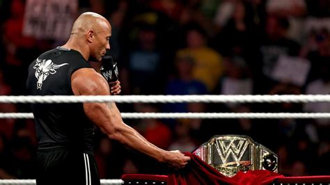 Raw Results The Rock Unveils A New Wwe Championship Cena Challenges