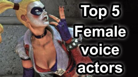 Top 5 Female Voice Actors Youtube