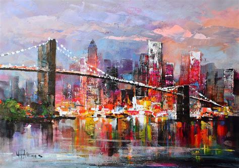Willem Haenraets City Painting Cityscape Art New York Painting