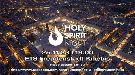 Holy Spirit Night Freudenstadt Kniebis European Theological Seminary