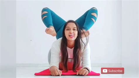 देशी गर्ल युरमी योगा टिप्स योगासन Indian Girl Yoga Exercise In Home P31 Indian Girl Yoga
