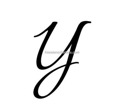 Cursive Letters Page 2 Free Stencil Letters