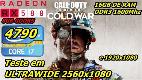 Call Of Duty Black Ops Cold War Beta Pc Teste Rx 580 8gb I7 4790 E 16gb