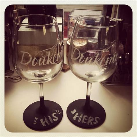 Diy Chalkboard Wine Glasses O Great For Romantic Ts Etc