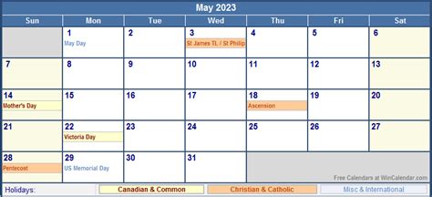 2023 Holidays In May Get Calendar 2023 Update