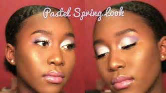 Pastel Spring Makeup 🌸on Dark Skin Doc Eyescream Palette
