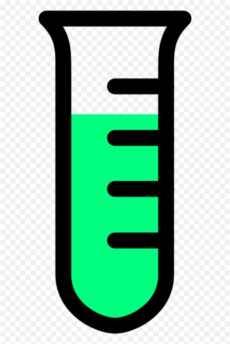 Bubbling Test Tube Clipart Green Test Tube Clipart Png Chemistry Test