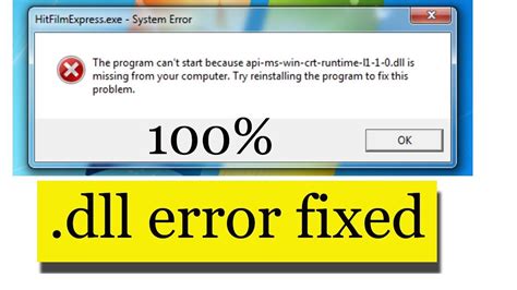 Try reinstalling the program to fix this problem. api-ms-win-crt-runtime-l1-1-0.dll is missing from your ...