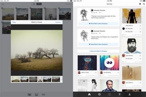 Behance App Updated For Ios 7 Adds Ipad Support Cult Of Mac
