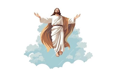 Premium Photo | Image ascension of Jesus Christ in heaven Created with