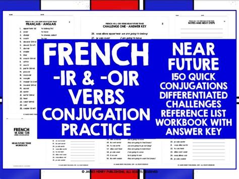 French Ir Verbs Conjugation Practice 4 Teaching Resources