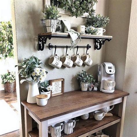 50 Perfect Coffee Station Ideas For All Coffee Lovers To Try At Home 4