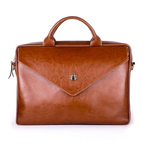 Genuine Leather Womans Laptop Bag Fl15 Positano Vintage Brown Online