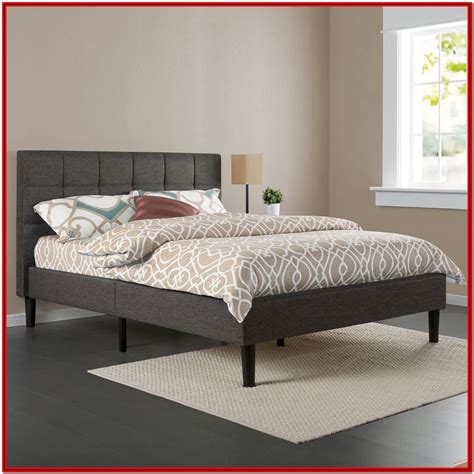 King Size Upholstered Platform Bed Frame Bedroom Home Decorating