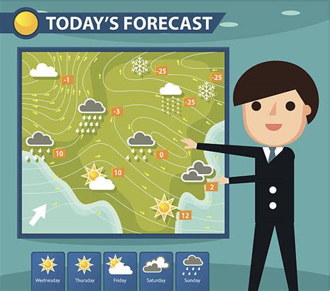 Royalty Free Weather Forecaster Clip Art Vector Images And Illustrations
