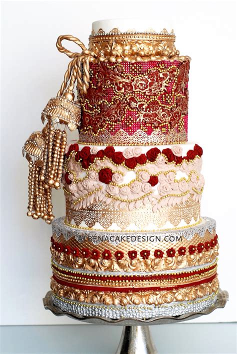 Inspired By Incredible India Wedding Cake Images Indian Cake