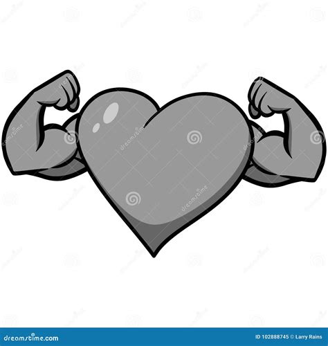 Heart Strong Arms Illustration Clipart And Illustrations