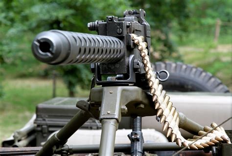 M1919 Browning Machine Gun Hd Wallpaper Background Image 2048x1383