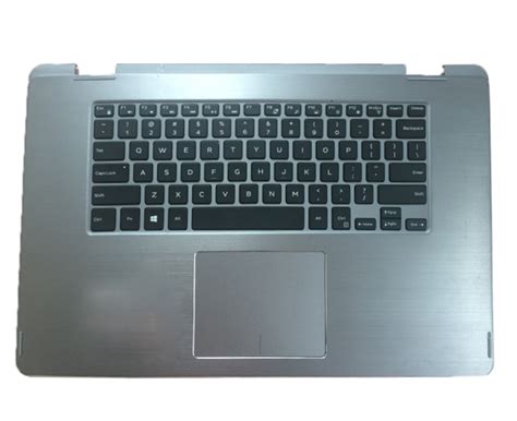 Laptop Palmrest For Dell Inspiron 15 7558 Silver With Backlit Us
