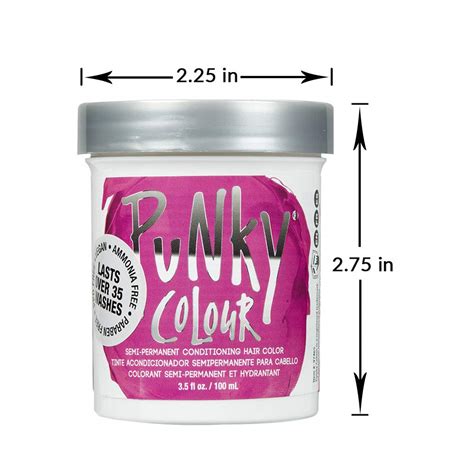 Punky Flamingo Pink Semi Permanent Conditioning Hair Color Non