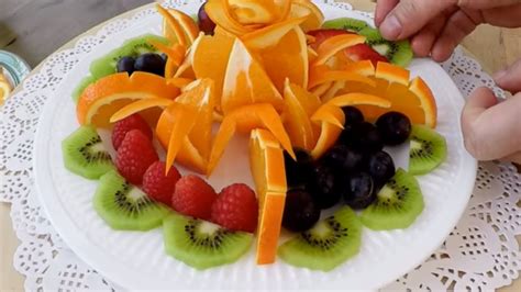Fruit Platter Fruits Carving Garnish Food Decoration Party