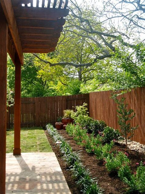 One of the most popular ways of connecting a planter to the rest of the exterior is to integrate them with trellises. garden edging - I like those straight lines. | Patio ...