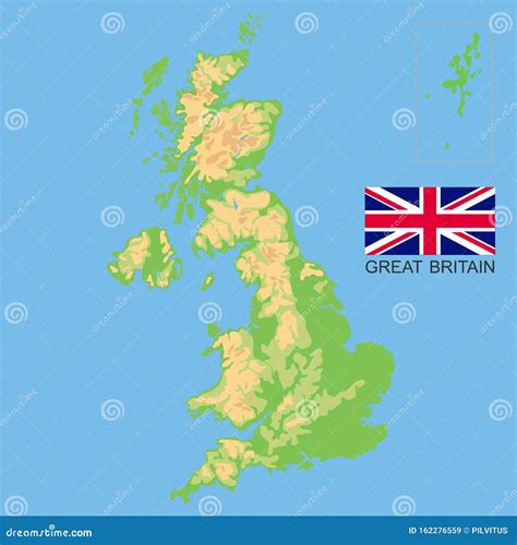Hercegn Megszem Lyes T S Tartalmaz Great Britain Physical Map T Let Becs Let Halad S