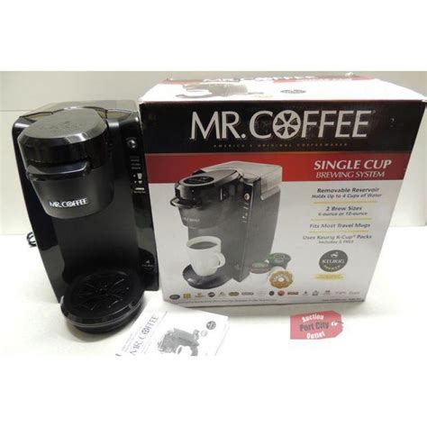 Mr Coffee Single Cup Keurig K Cup Brewing System 24 Ounces Black