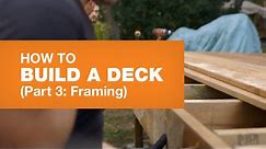 Deck Framing (How to Build a Deck Part 3/5)