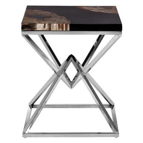 Petrified wood coffee tables have gained a lot of attention in the design world, and a wide variety of bases with different finishes. Relic Petrified Wood Side Table | Modern Furniture | Side ...