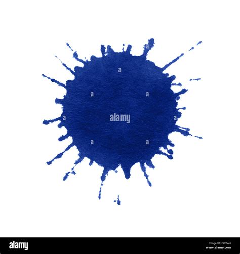 Blue Paint Splatter Hi Res Stock Photography And Images Alamy