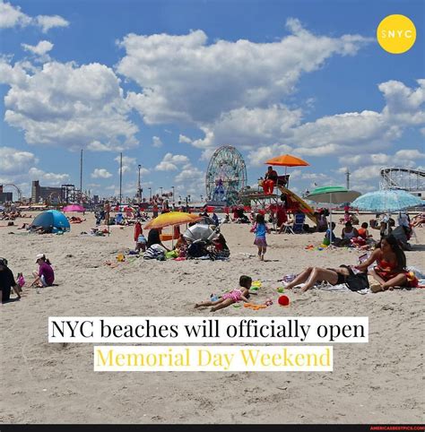 Nyc Nyc Beaches Will Officially Open Memorial Day Weekend Americas