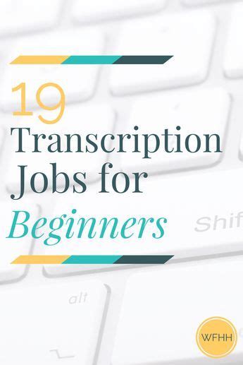 Remote transcription jobs from home with flexible working hours! 19 Companies that Pay You to Type from Home ...