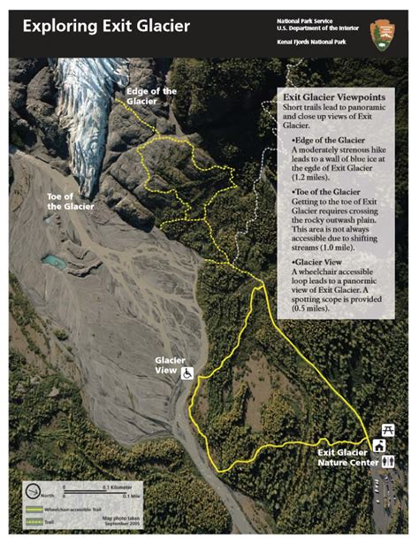 Exit Glacier Trail Map